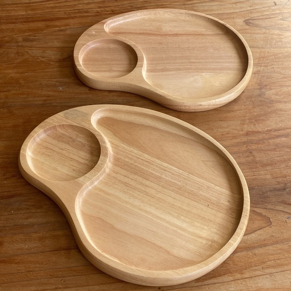 2x Wood plates - Picture 3 of 5